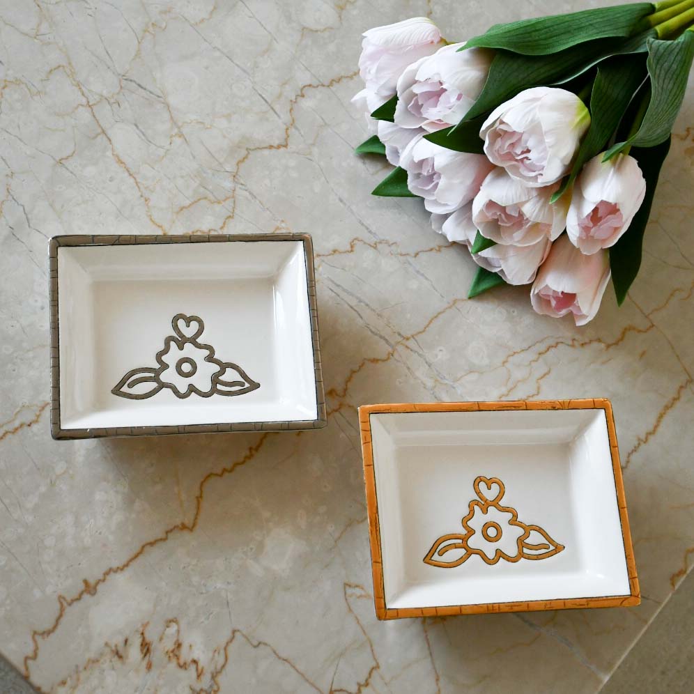 Longwy - Tray - Gold