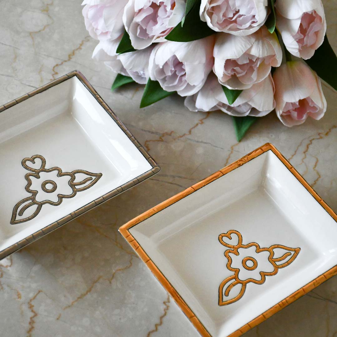 Longwy - Tray - Gold