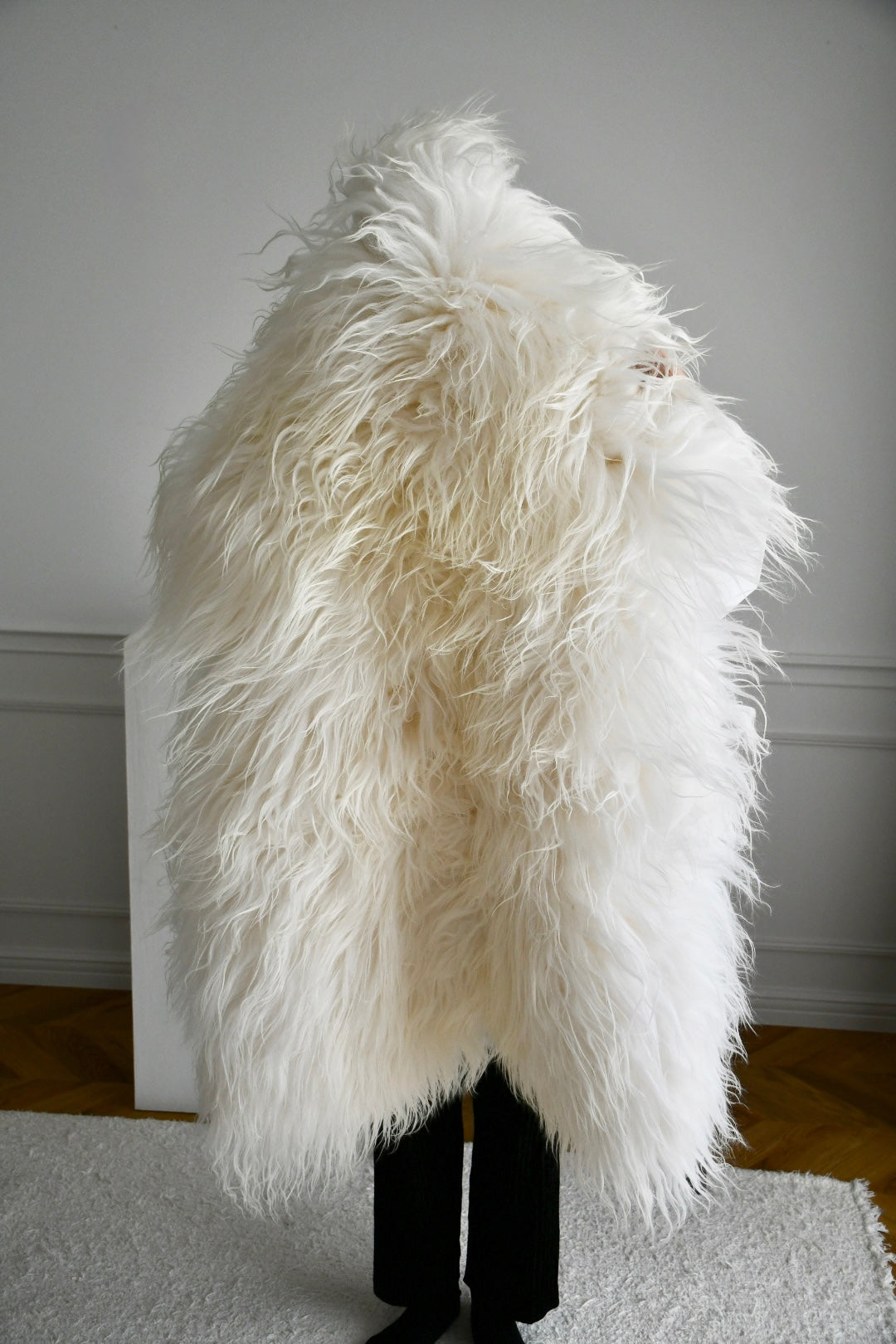 Icelandic Sheepskin - White - Straight - 1