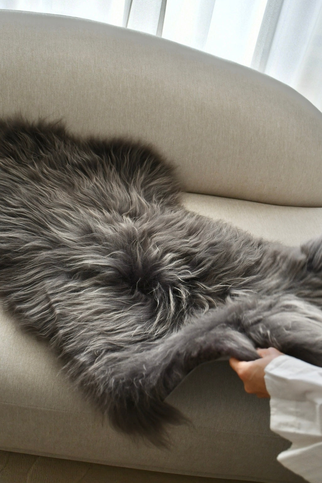 Icelandic Sheepskin - Stone Brisa - Straight - 1