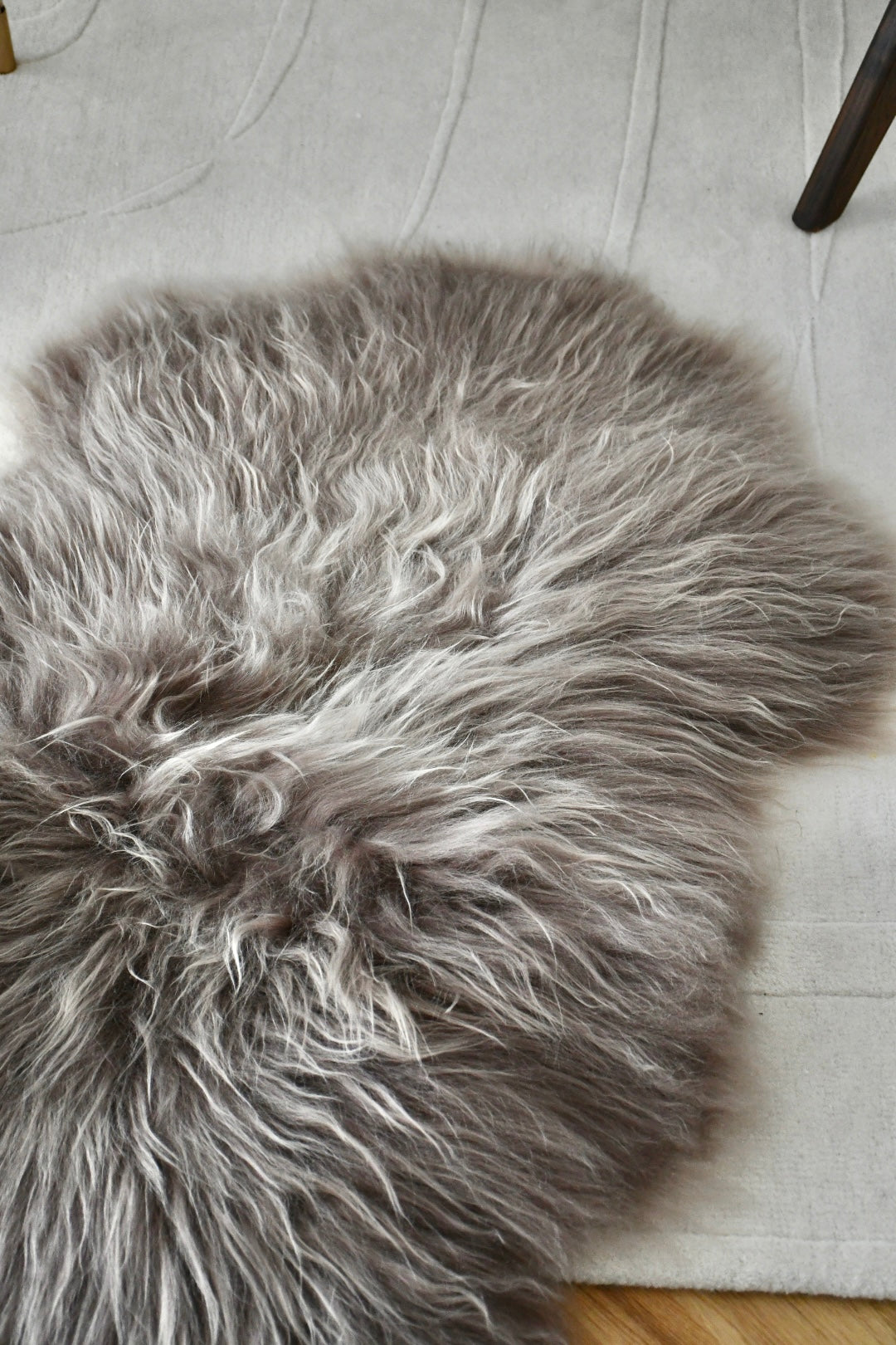 Icelandic Sheepskin - Taupe - Straight - 1