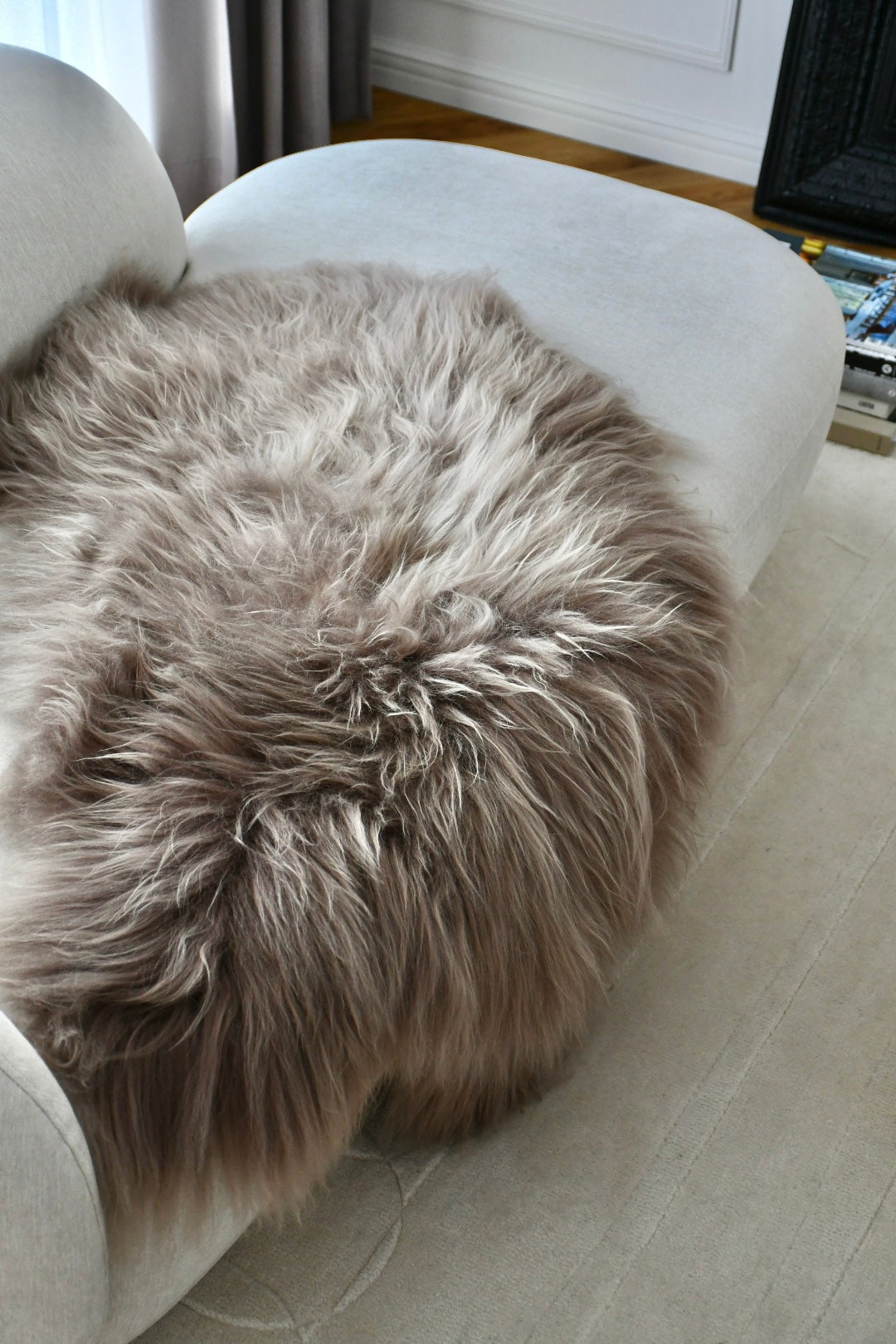 Icelandic Sheepskin - Taupe - Straight - 1