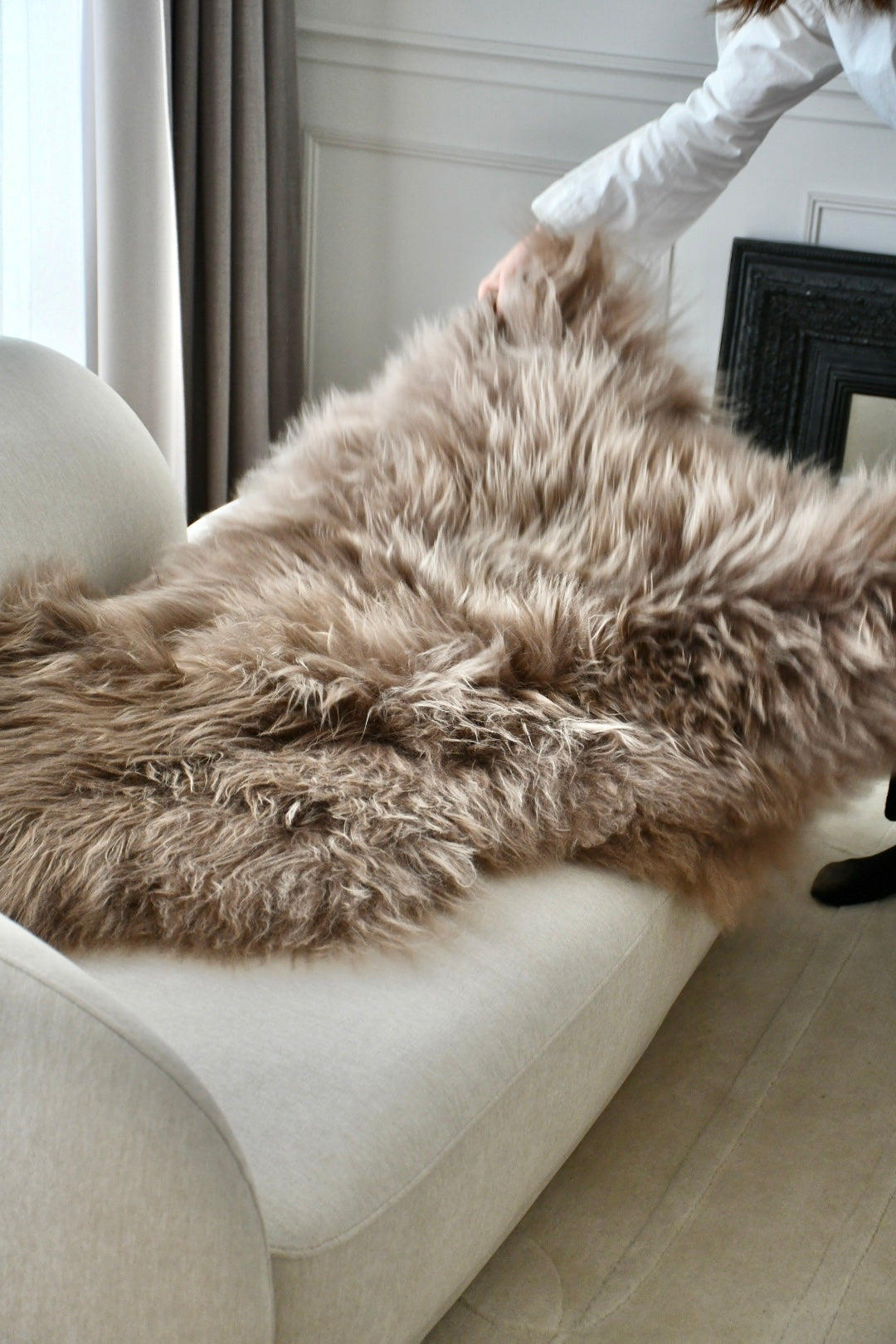 Icelandic Sheepskin - Taupe - Straight - 2