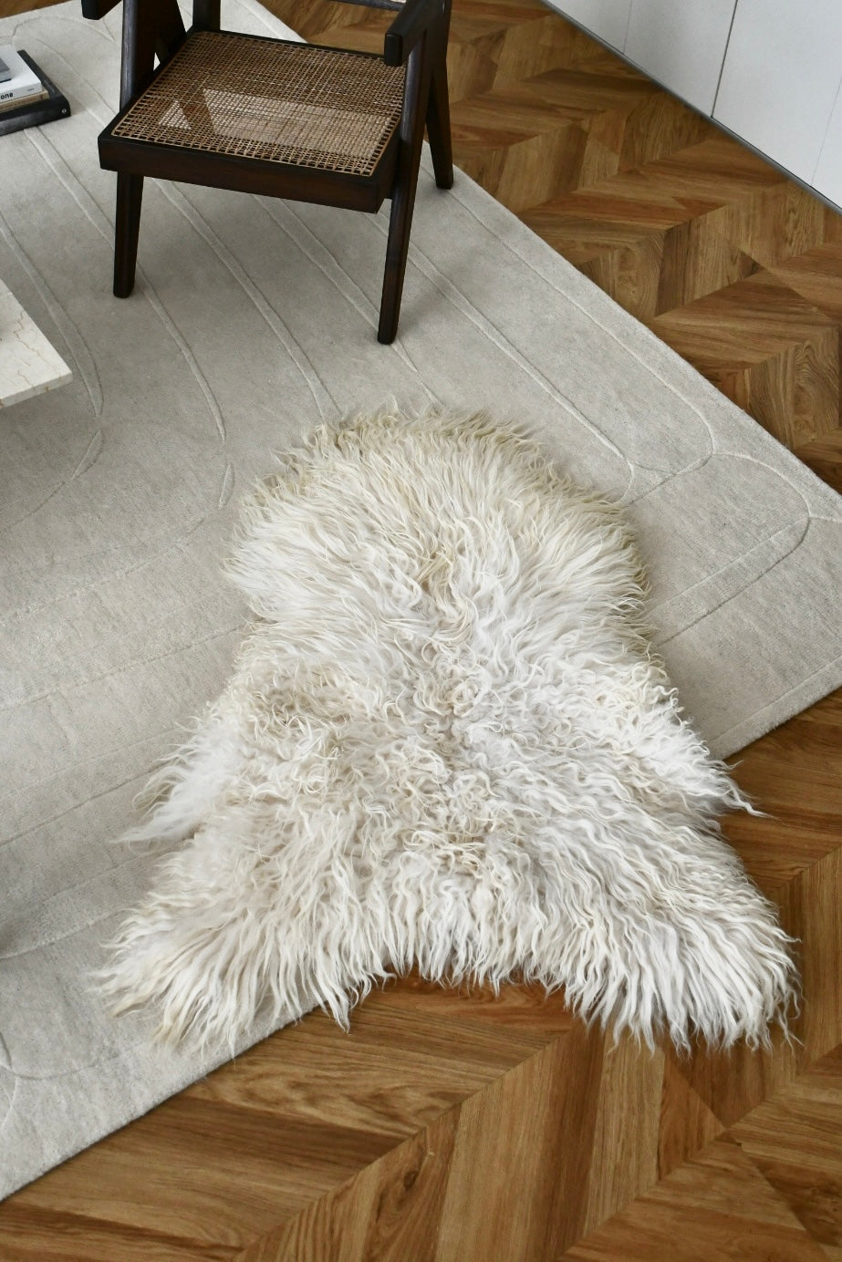 Icelandic Sheepskin - White - Curly - 2