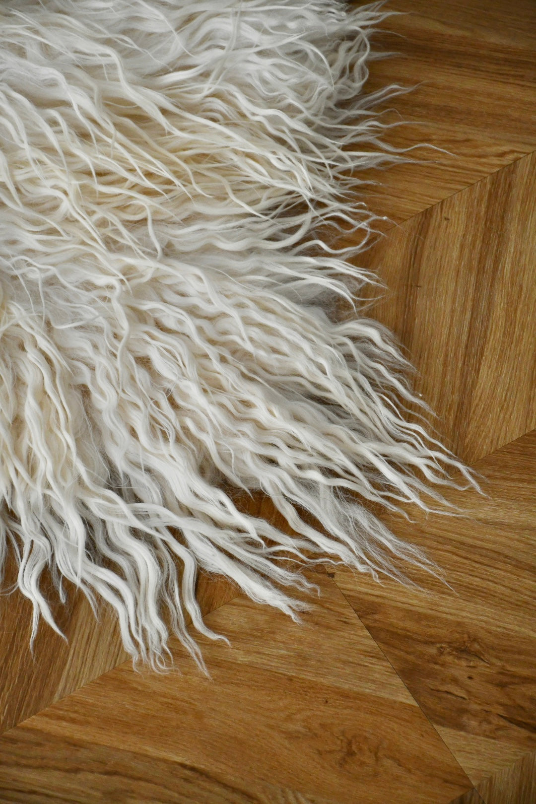 Icelandic Sheepskin - Black & White - Curly - 2
