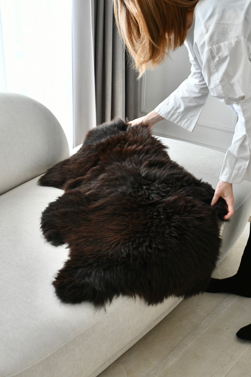 Baby Sheepskin - Melange - 1
