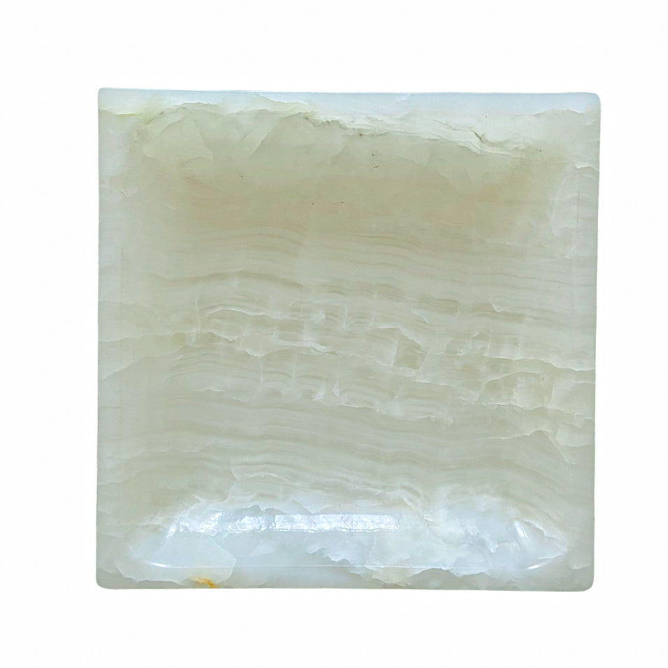 White Onyx - Geometric Tray