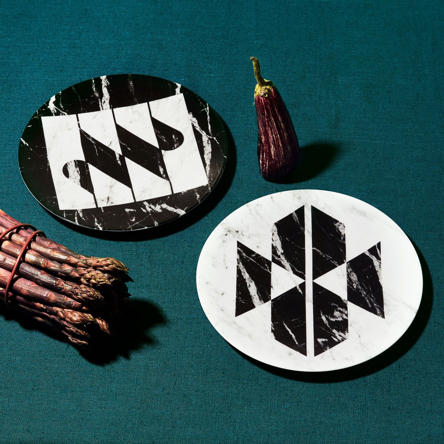 Paradis Marbré - Dessert Plate × 2