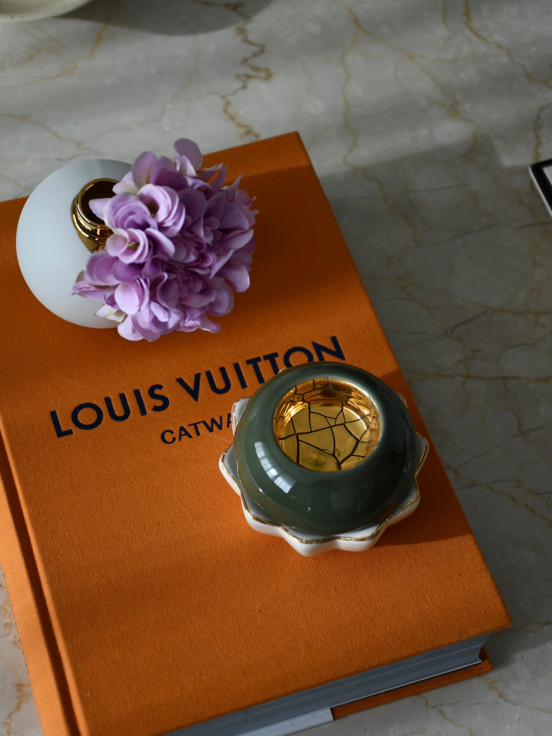 Lotus - Candle Holder - Taupe