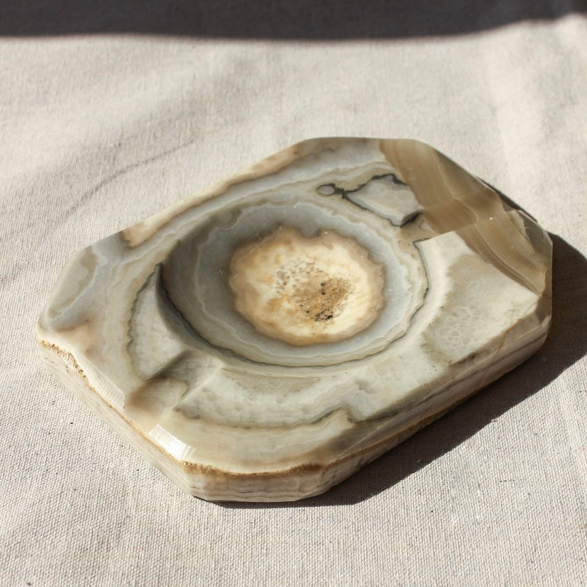 Vintage Agate Tray
