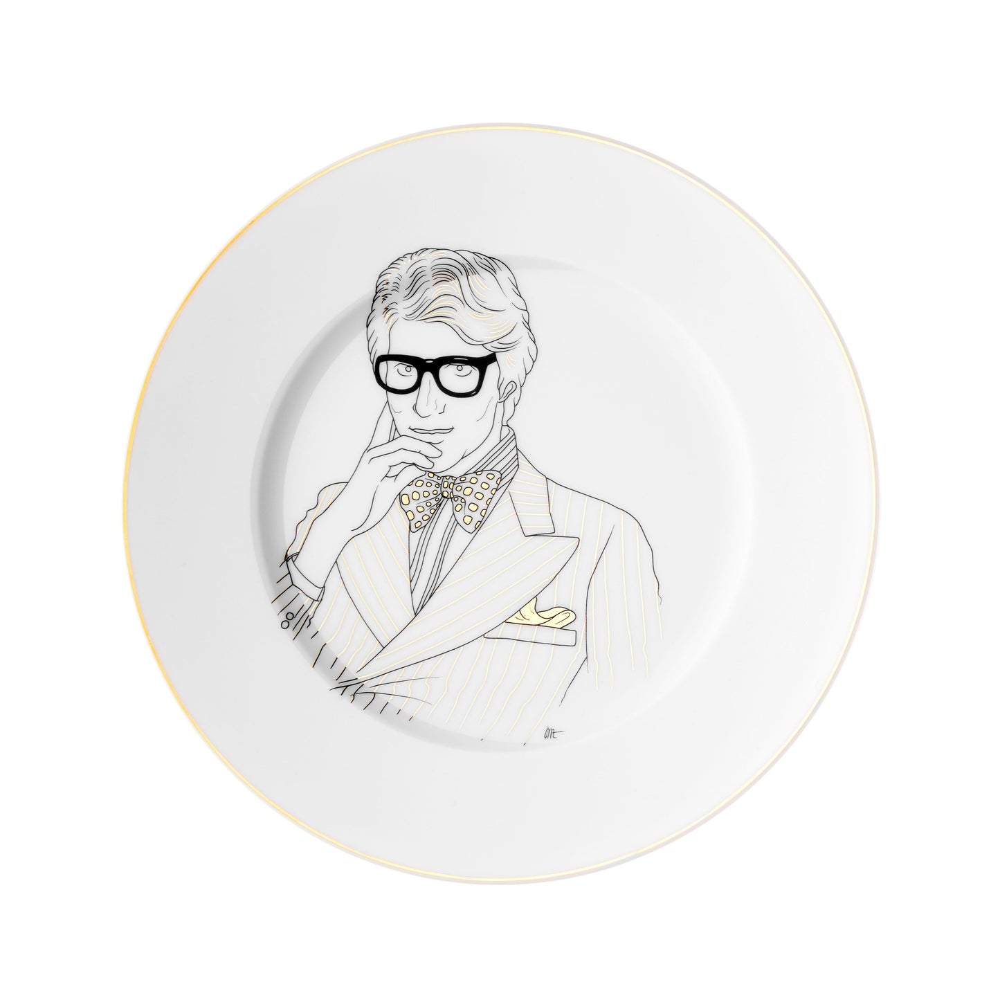 YSL - Dinner & Dessert Plates