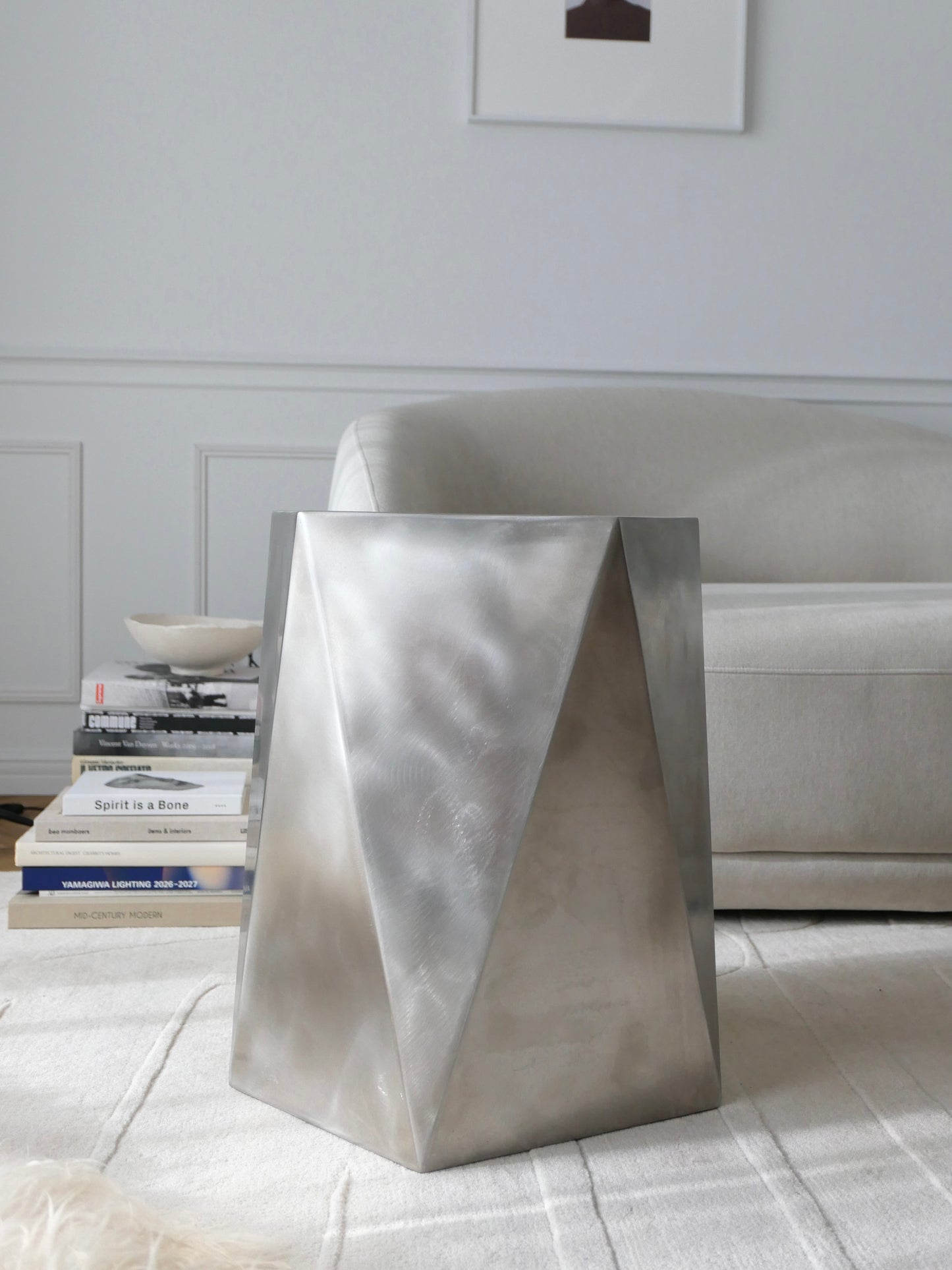 Facet Stainless Sidetable