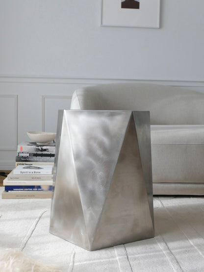 Facet Stainless Sidetable