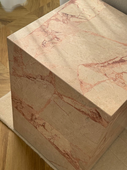 Pink Rose - Cubic Sidetable
