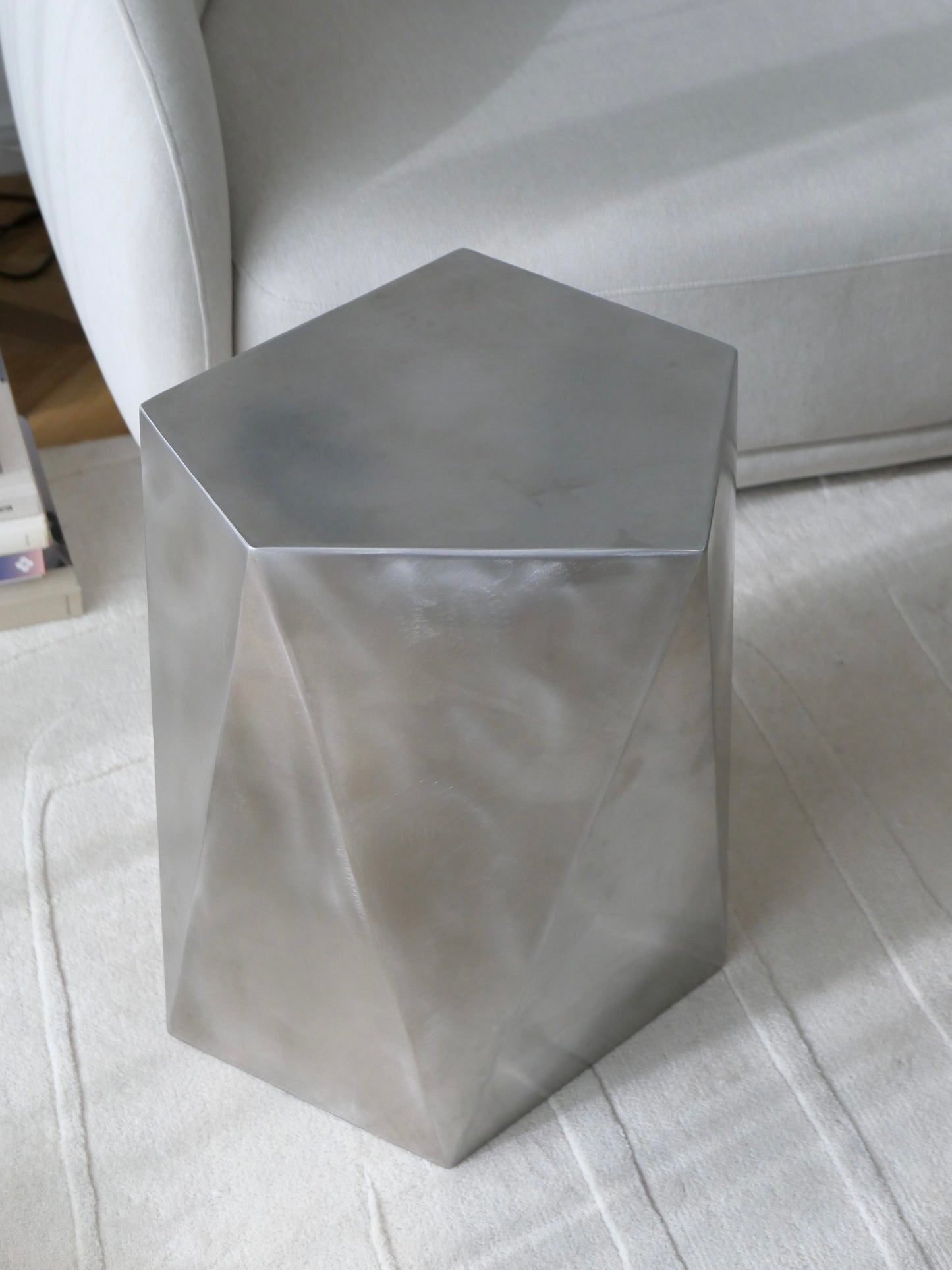 Facet Stainless Sidetable