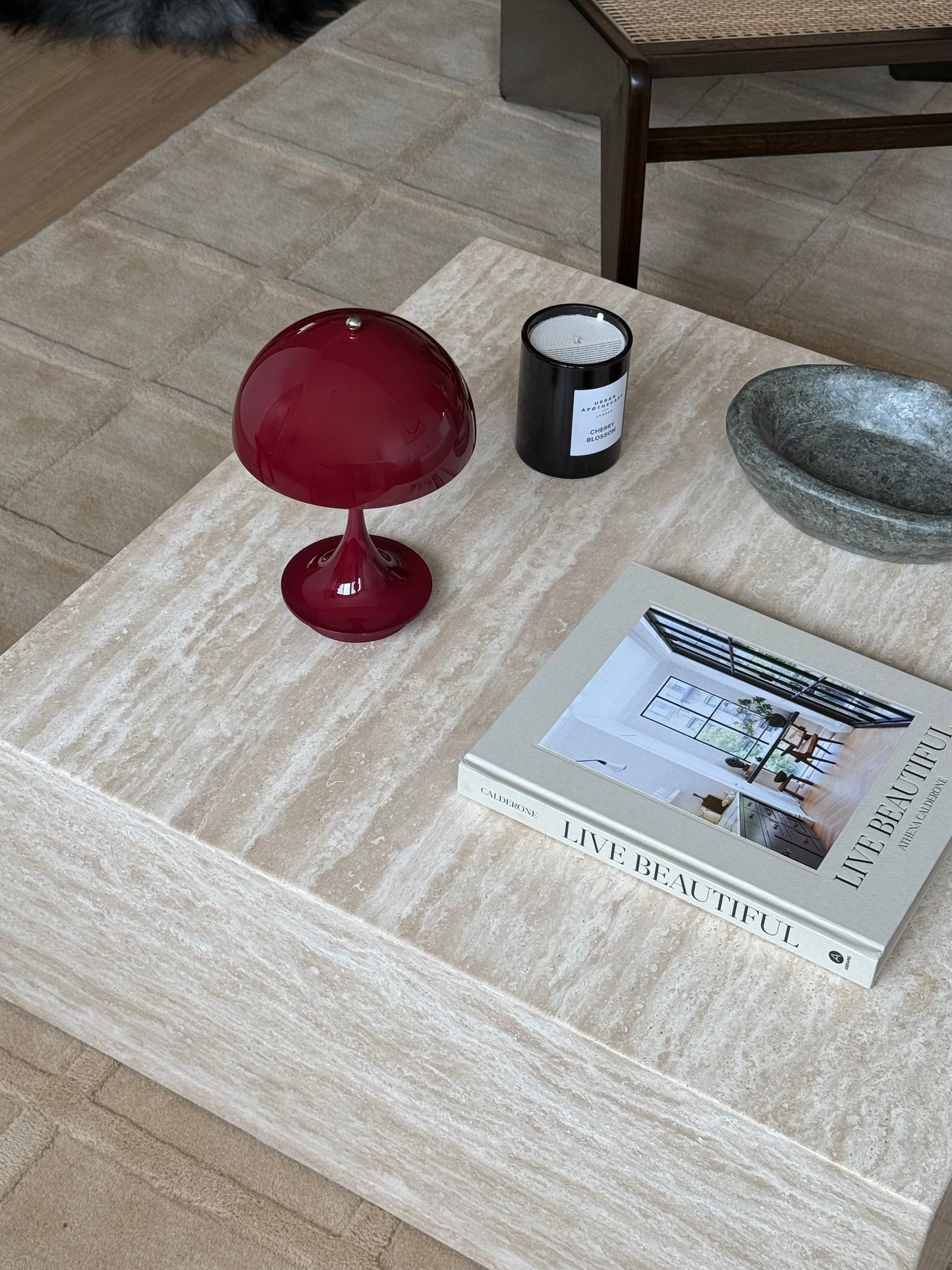 Travertine - Cubic Coffee Table