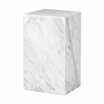 Carrara White - Cubic Sidetable