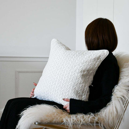 Vanilla Jacquard - Cushion