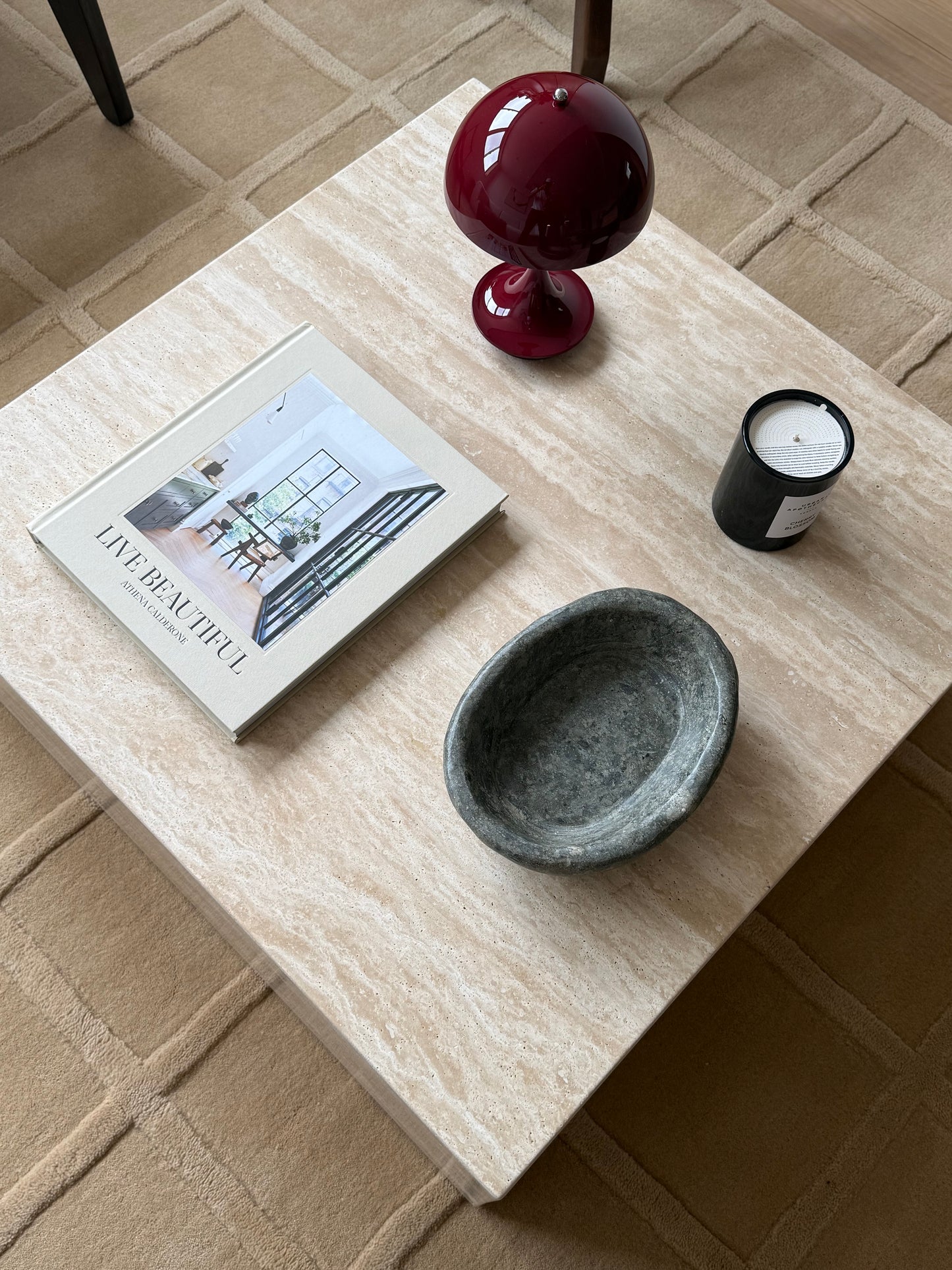 Travertine - Cubic Coffee Table