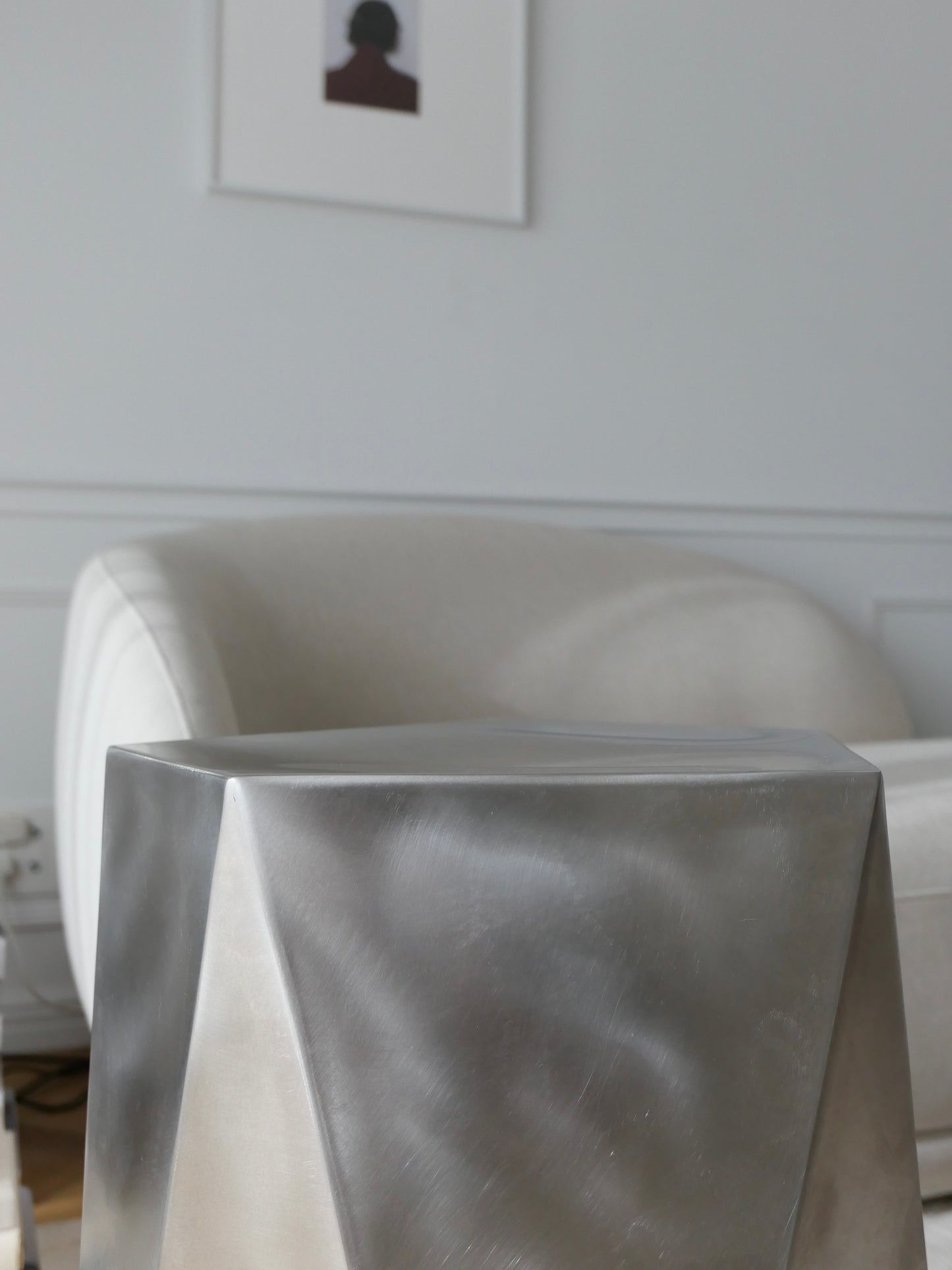 Facet Stainless Sidetable