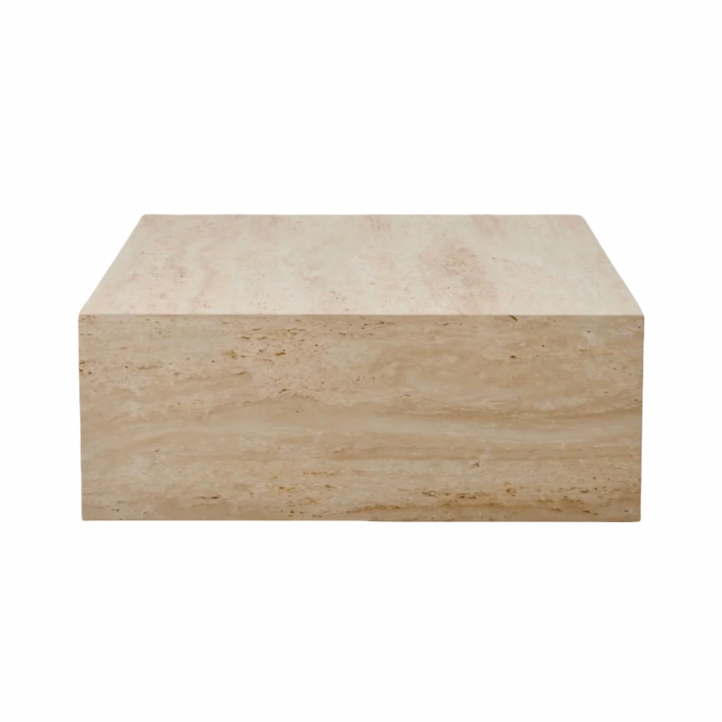 Travertine - Cubic Coffee Table