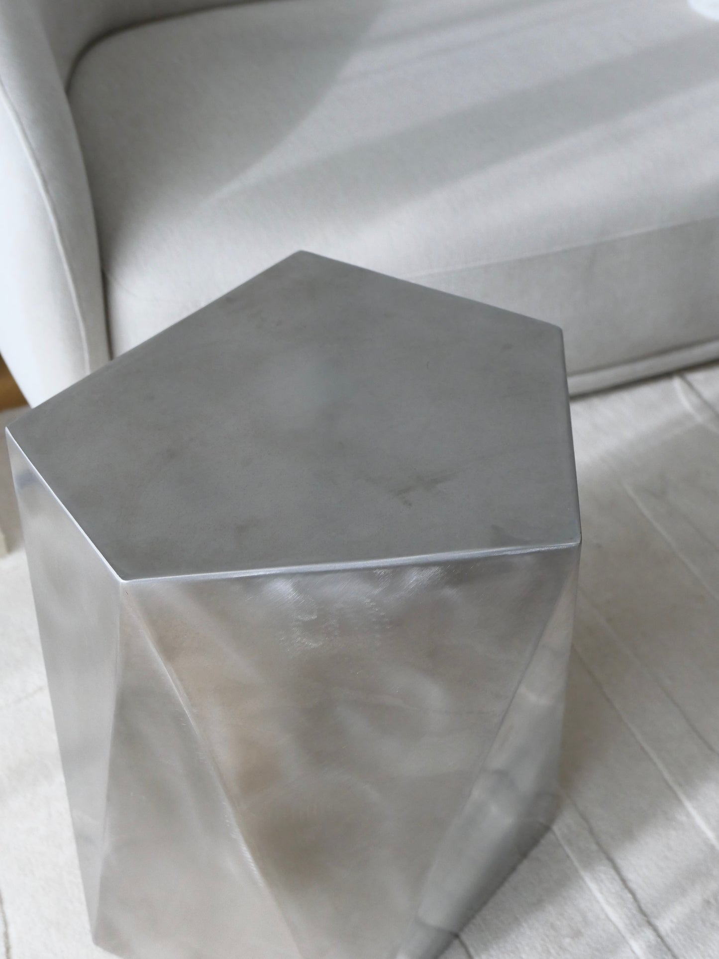 Facet Stainless Sidetable