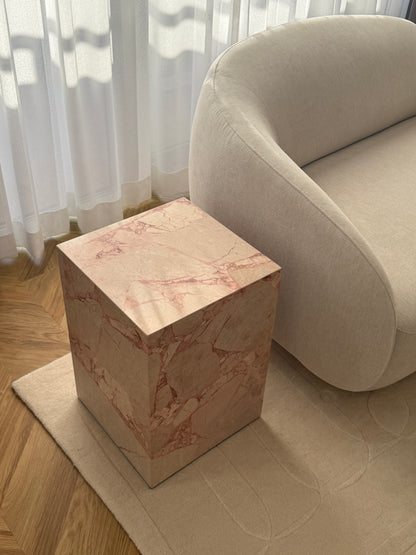 Pink Rose - Cubic Sidetable