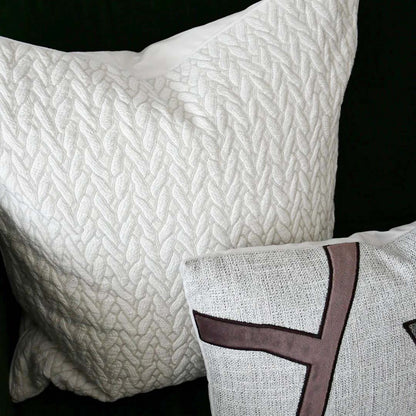 Vanilla Jacquard - Cushion