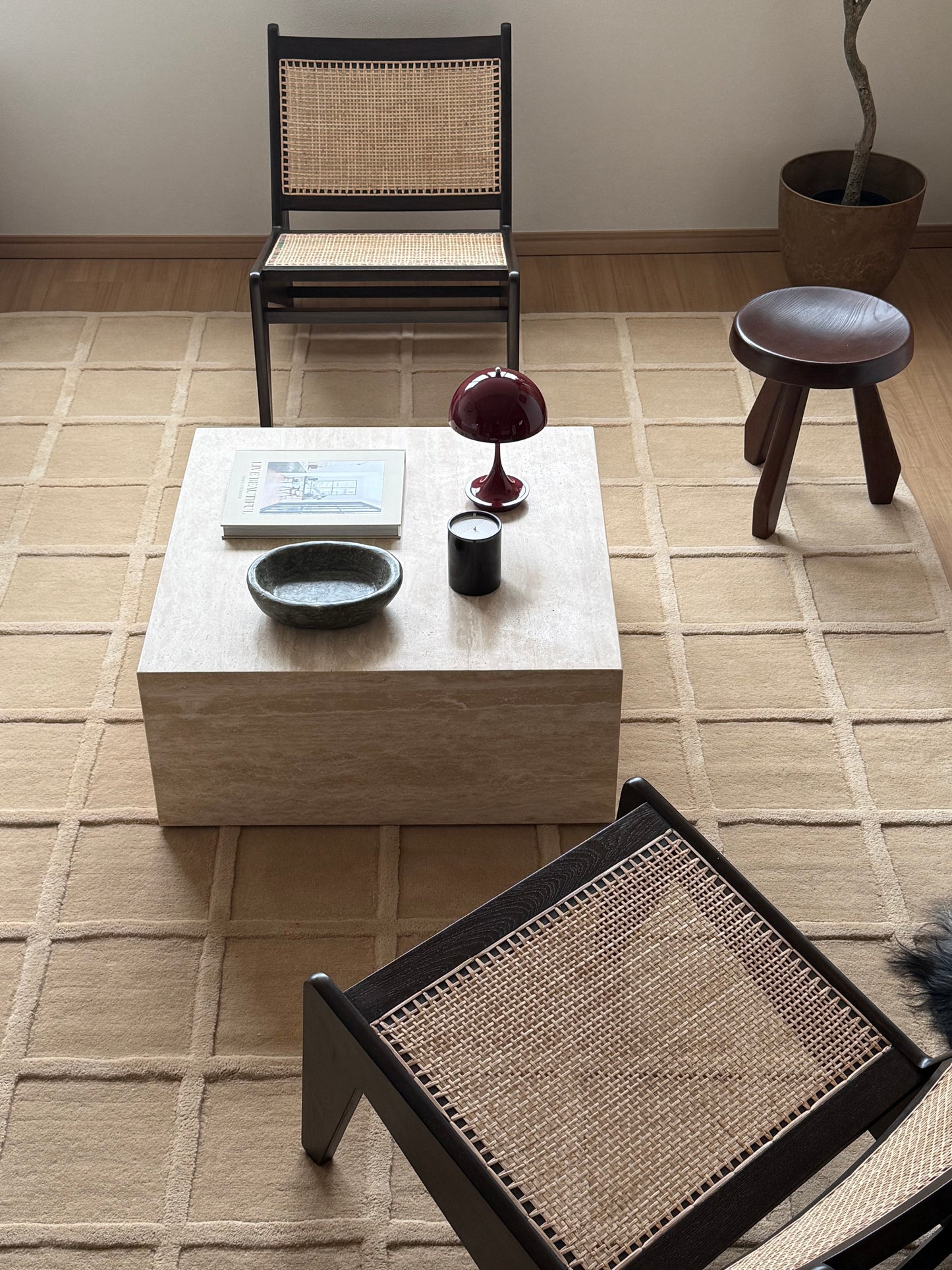Travertine - Cubic Coffee Table