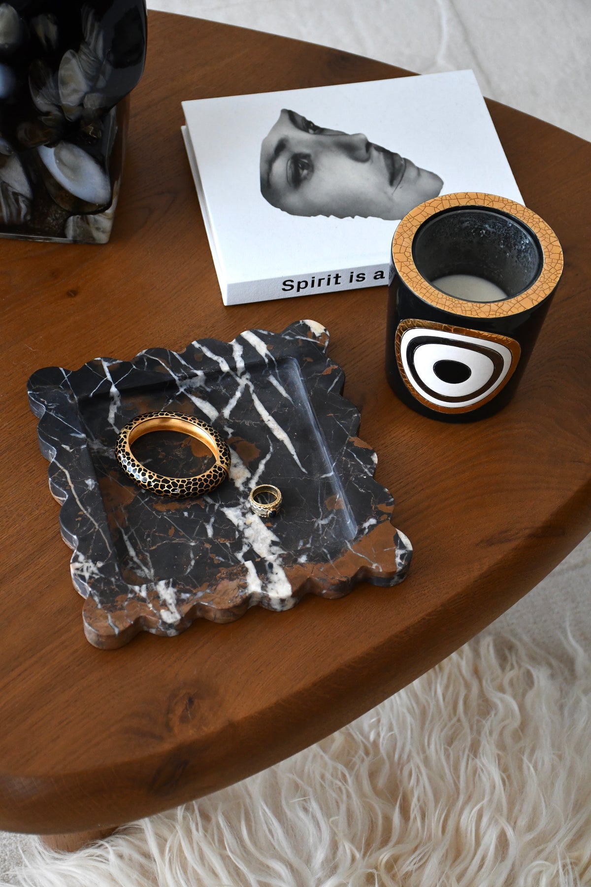 Portoro Gold - Scallop Tray