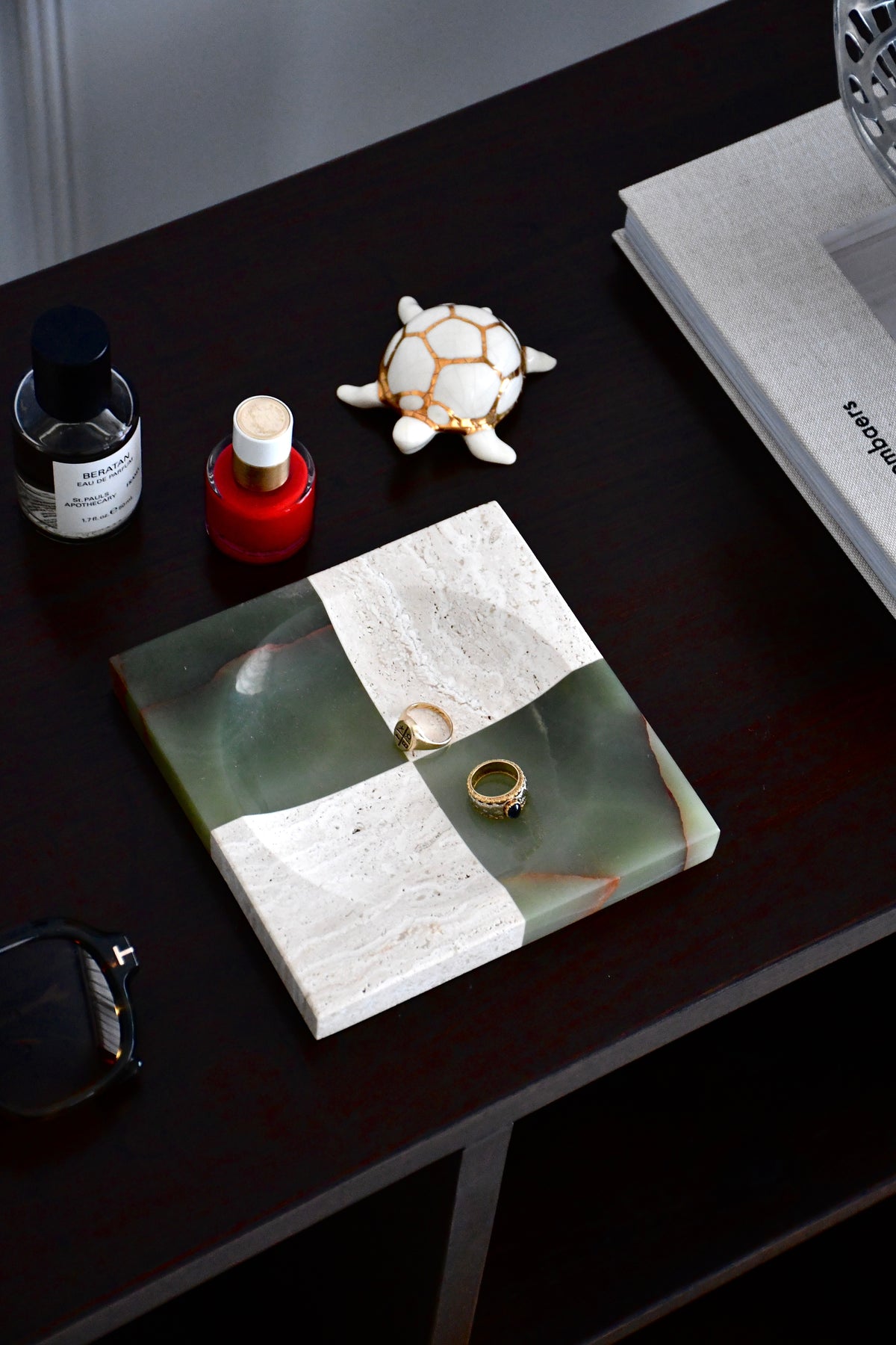 Marble Checker - Tray