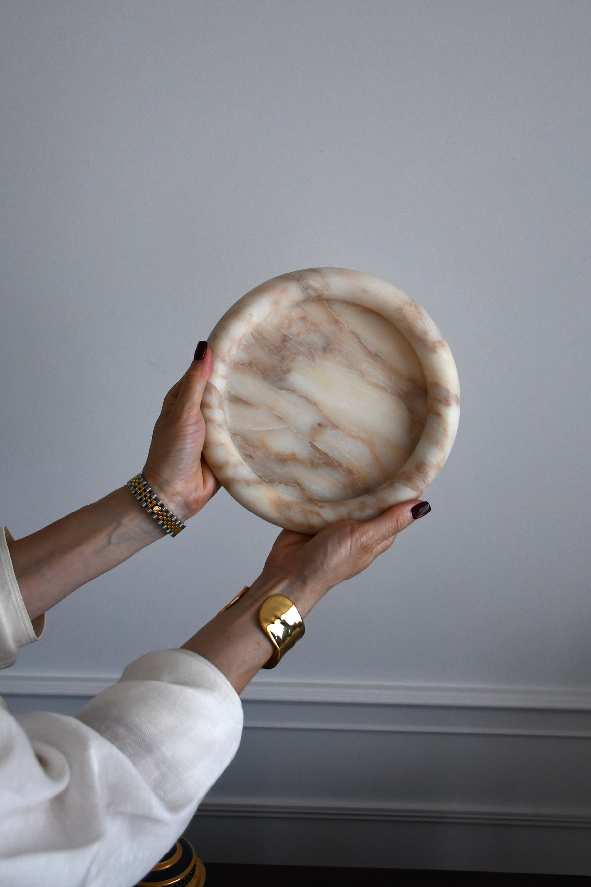 Calacatta Gold - Round Tray