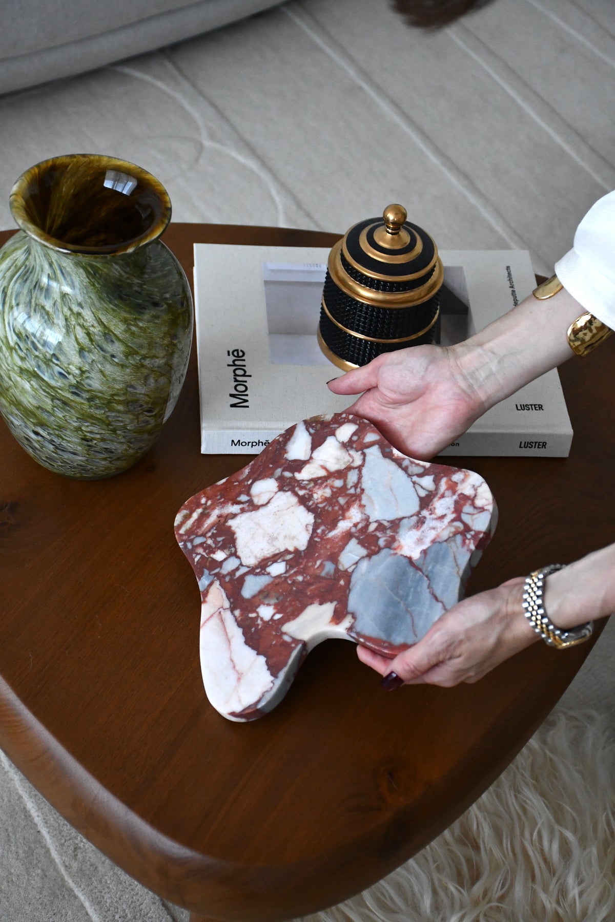 Rosso Calacatta - Irregular Tray