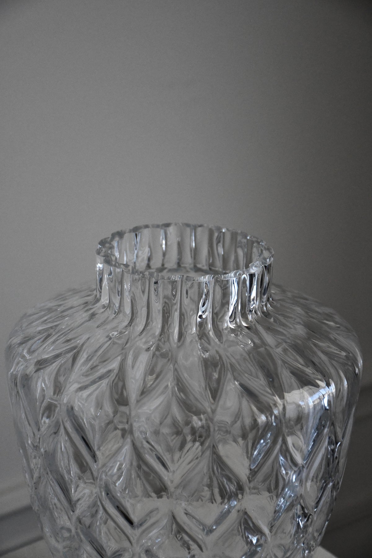 Embossed Glass - Vase