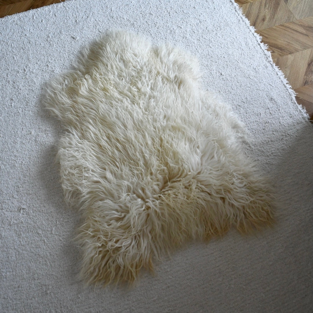 Icelandic Sheepskin - White - Curly - 2