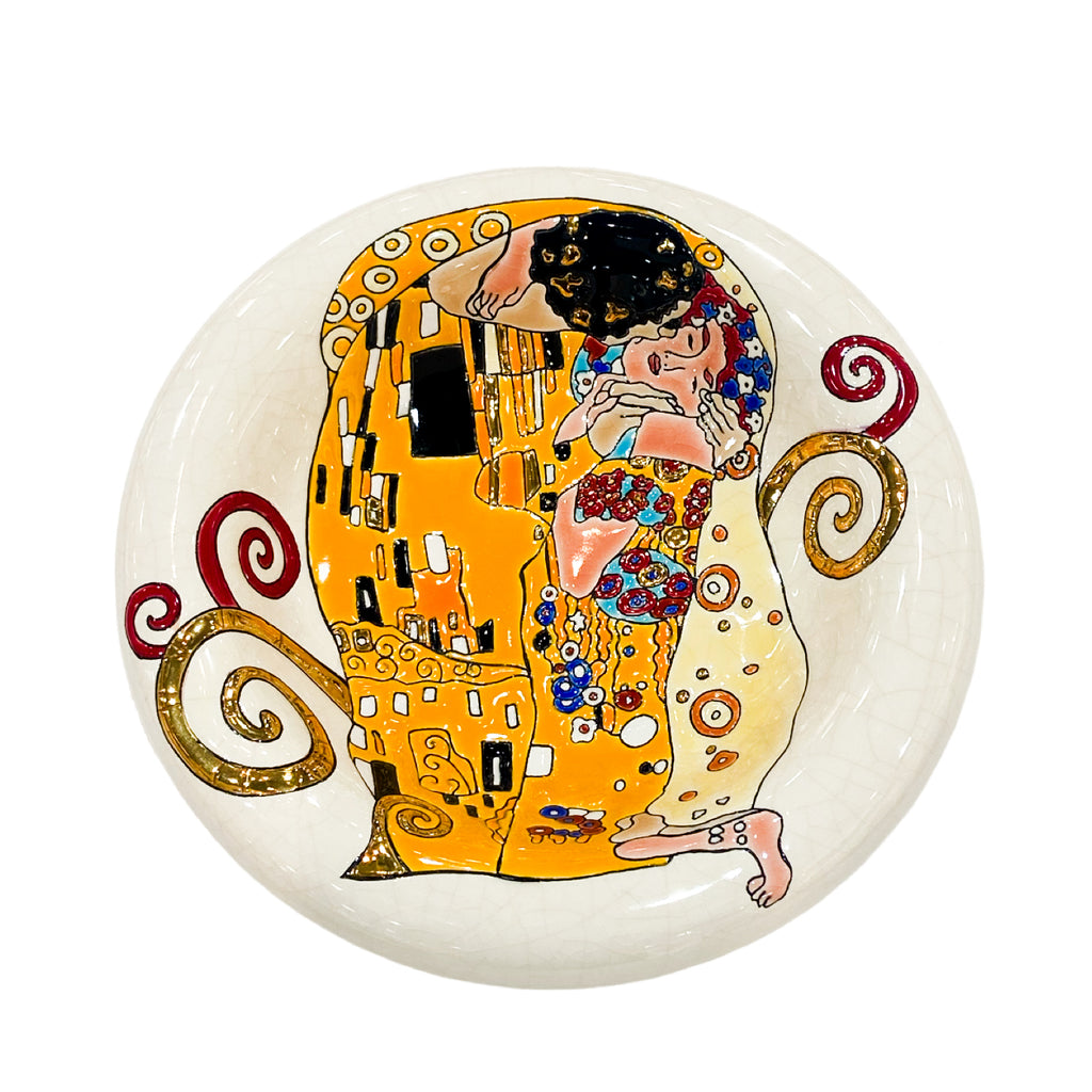 Hommage à Klimt - Round  Tray