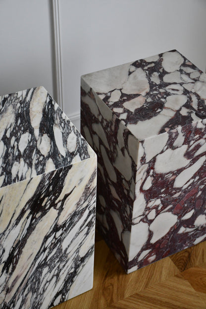 Calacatta Viola - Cubic Sidetable