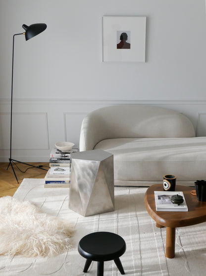 Facet Stainless Sidetable
