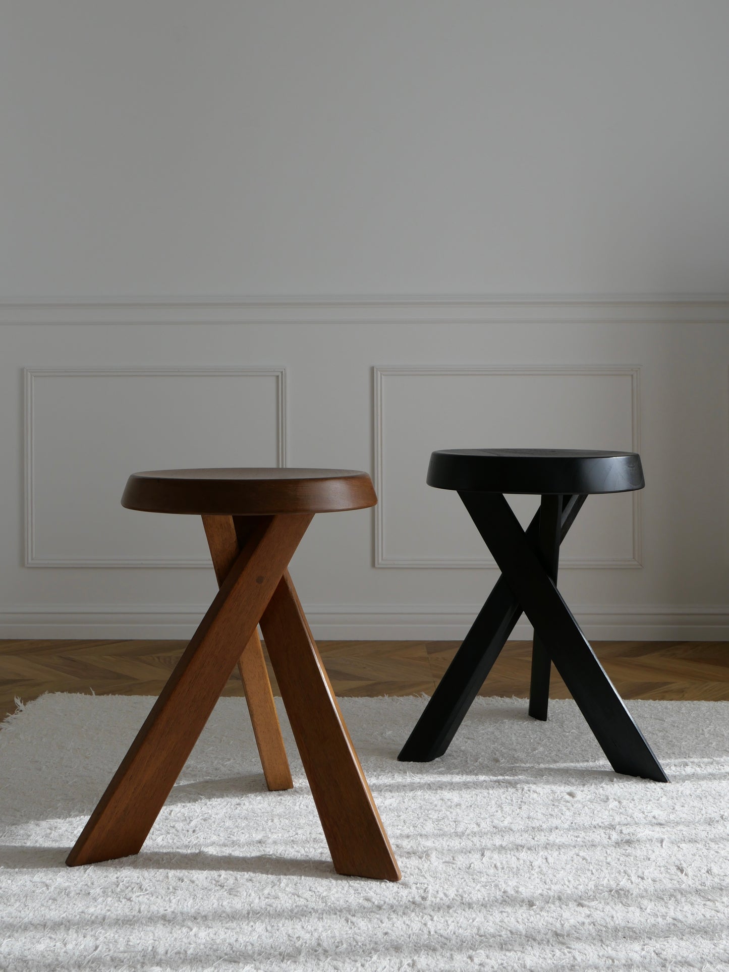Pierre Chapo - Crossed Stool