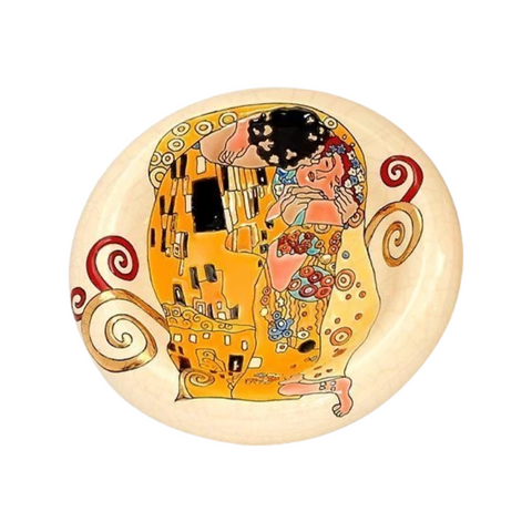 Hommage à Klimt - Round  Tray