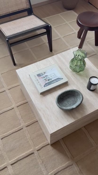 Travertine - Cubic Coffee Table