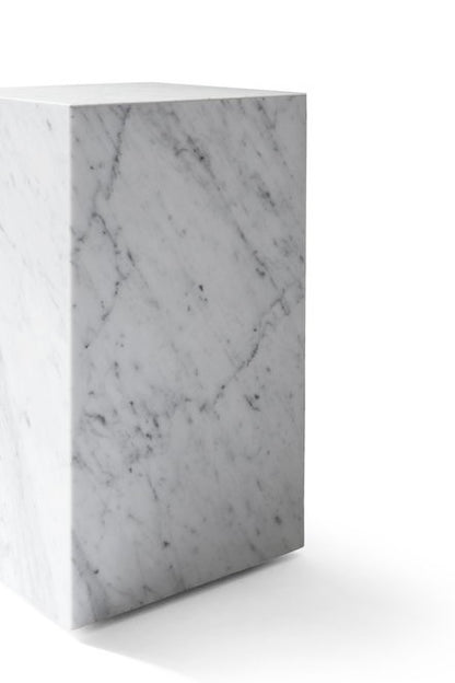 Carrara White - Cubic Sidetable