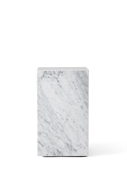 Carrara White - Cubic Sidetable