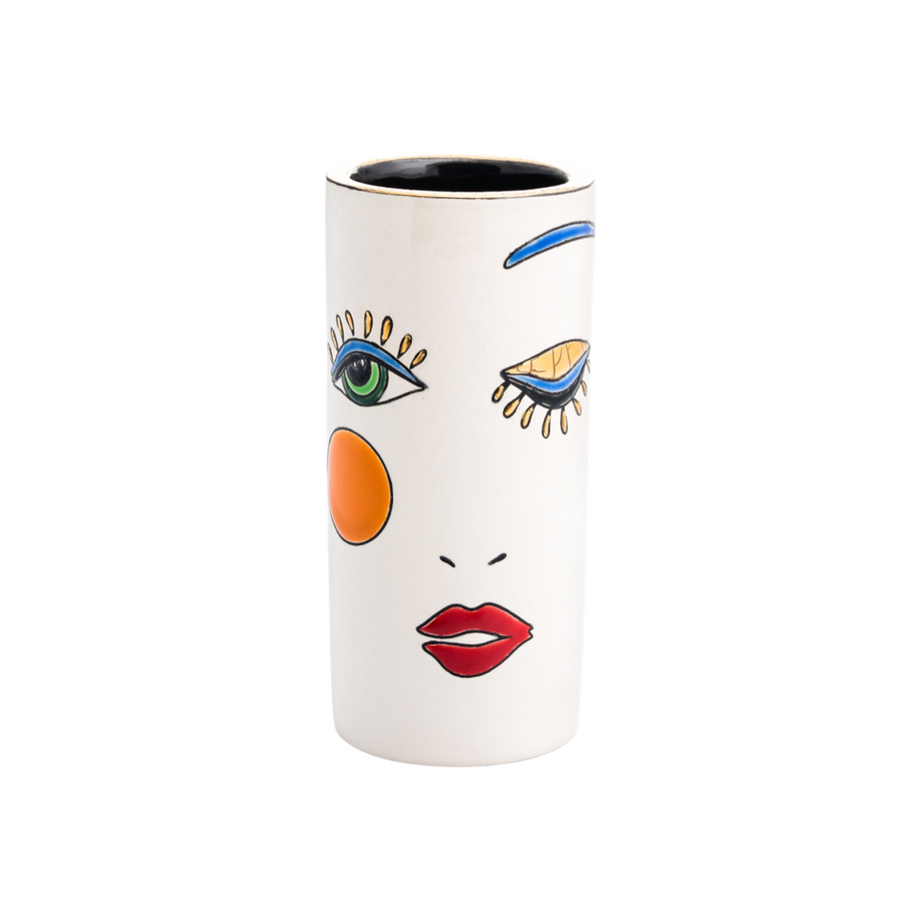 Happy Face - Flower Vase - S