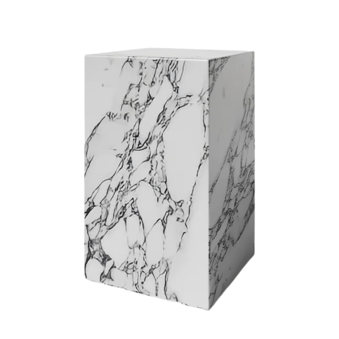 Arabescato - Cubic Sidetable
