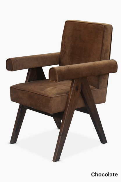 Pierre Jeanneret  - Fabric King Chair