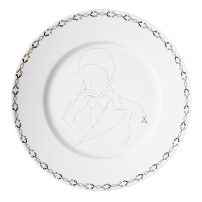 YSL - Dinner & Dessert Plates