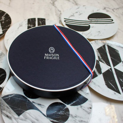 Paradis Marbré - Dessert Plate × 4