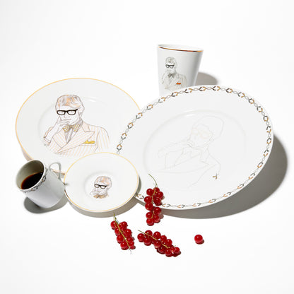 YSL - Dinner & Dessert Plates
